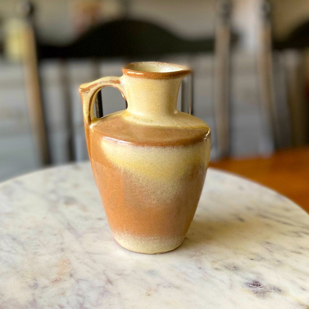 Gold Desert Frankoma Prairie Pitcher Mid Century Modern 🌿